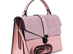 Geanta dama piele roz prafuit GF3379